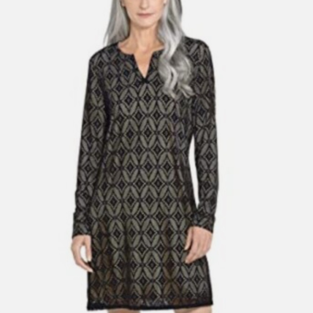 Coolibar Black Tunic Dress Women's Large
